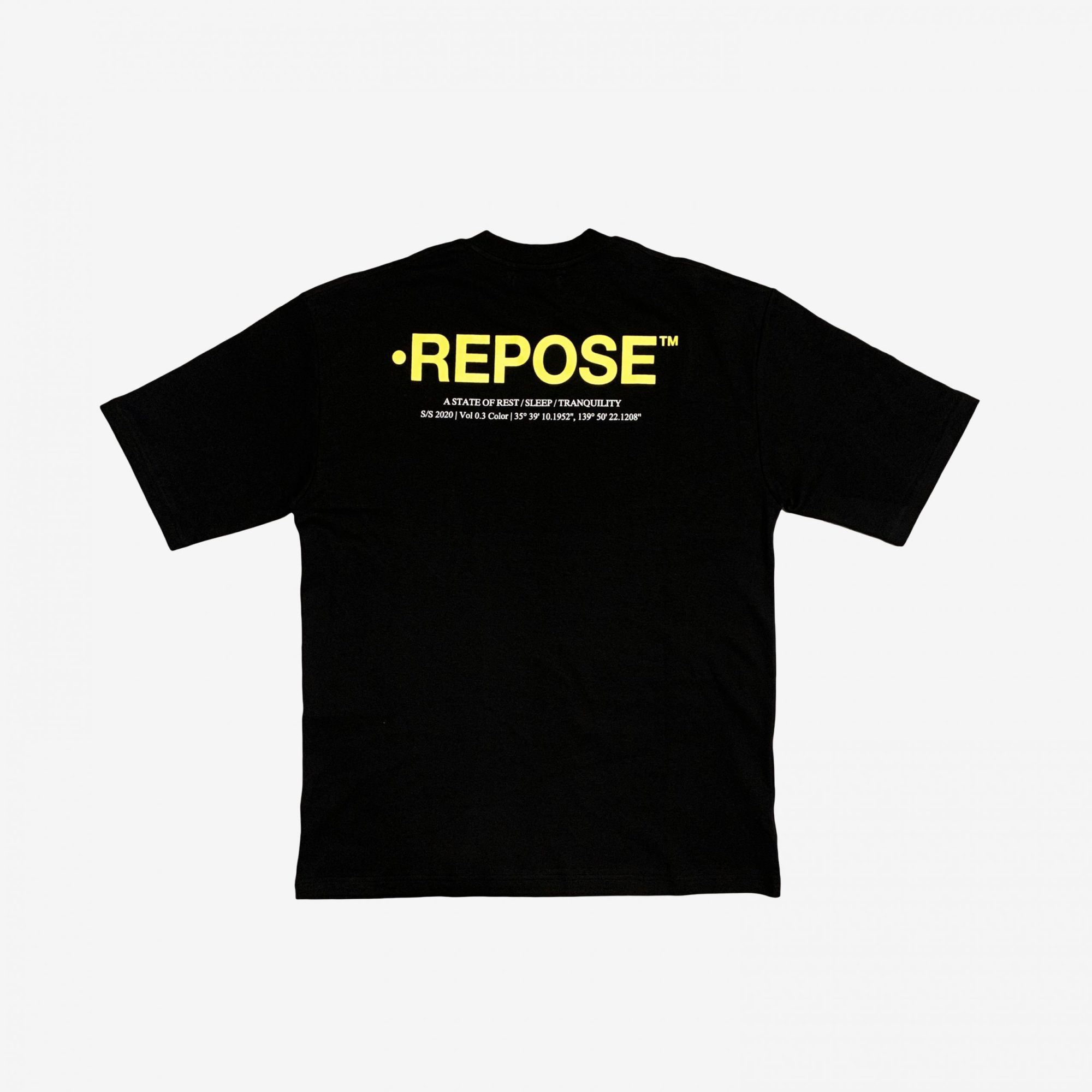 REPOSE Yellow Color Logo Tee