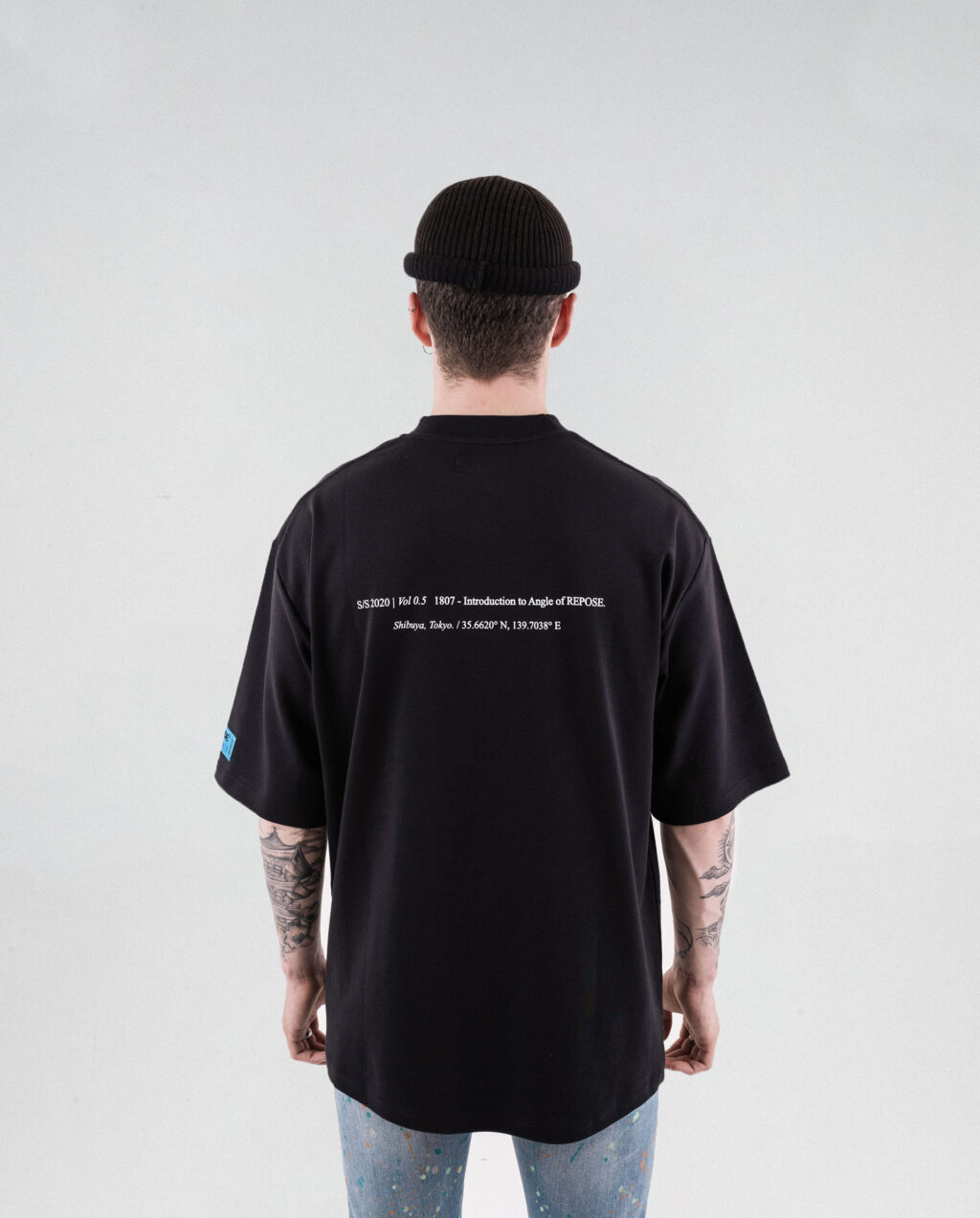 REPOSE SS2020 Angle Patchwork Tee