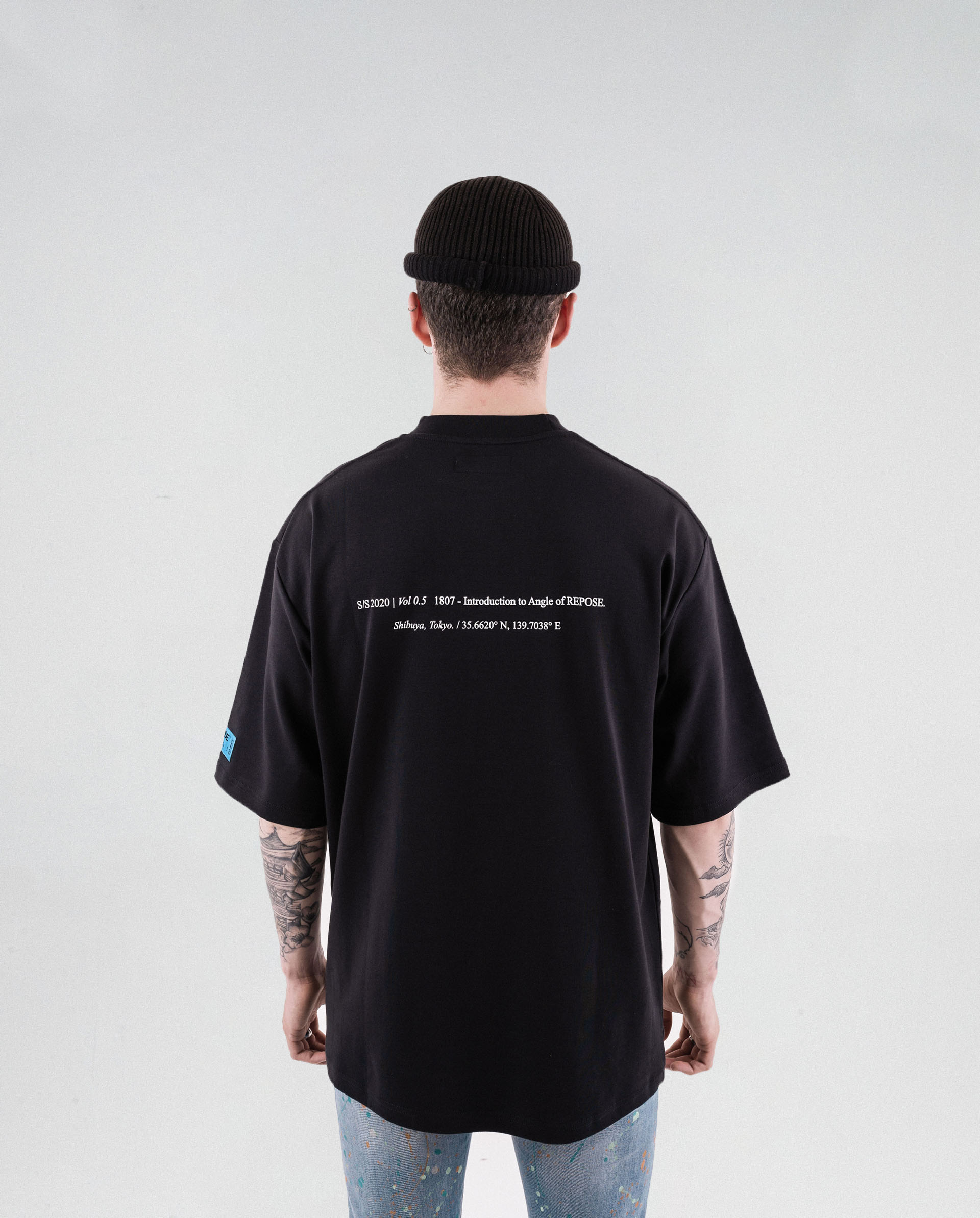 REPOSE Angle Patchwork Tee