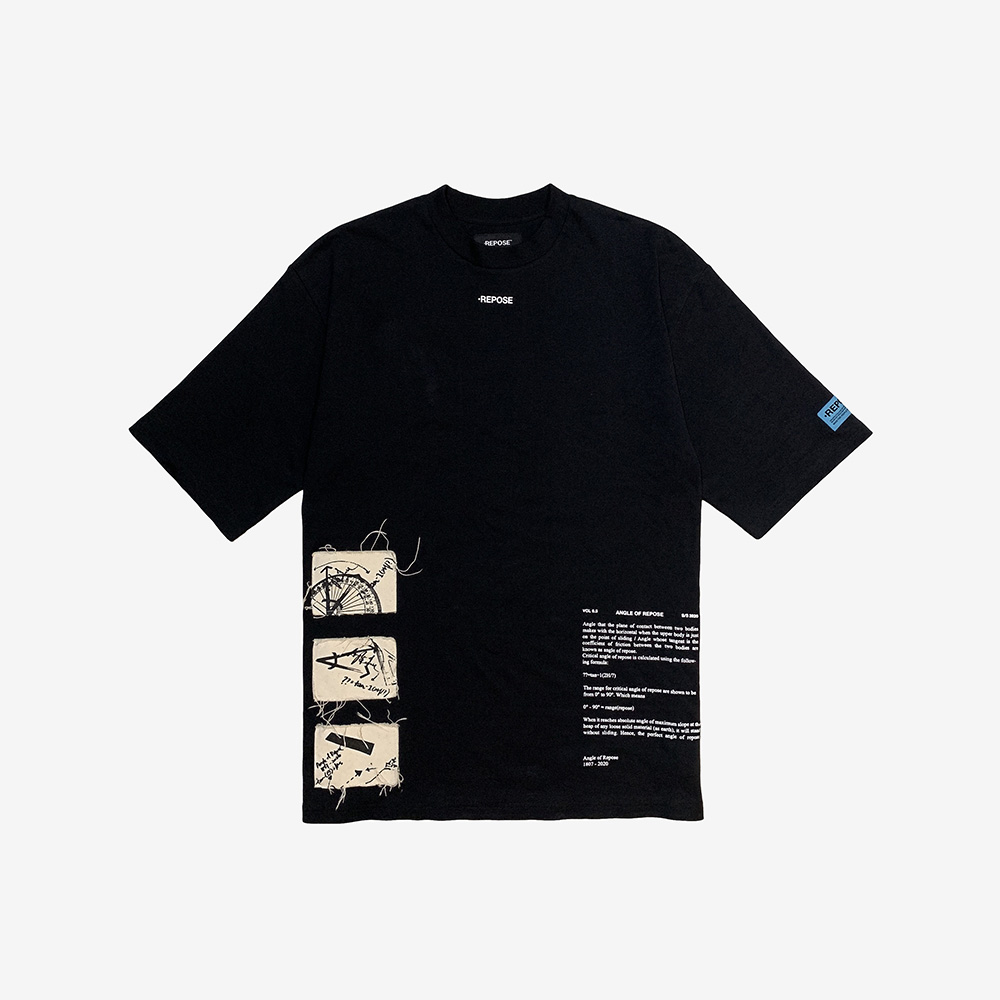REPOSE ANGLE PATCHWORK TEE Front SS2020 Vol 0.5