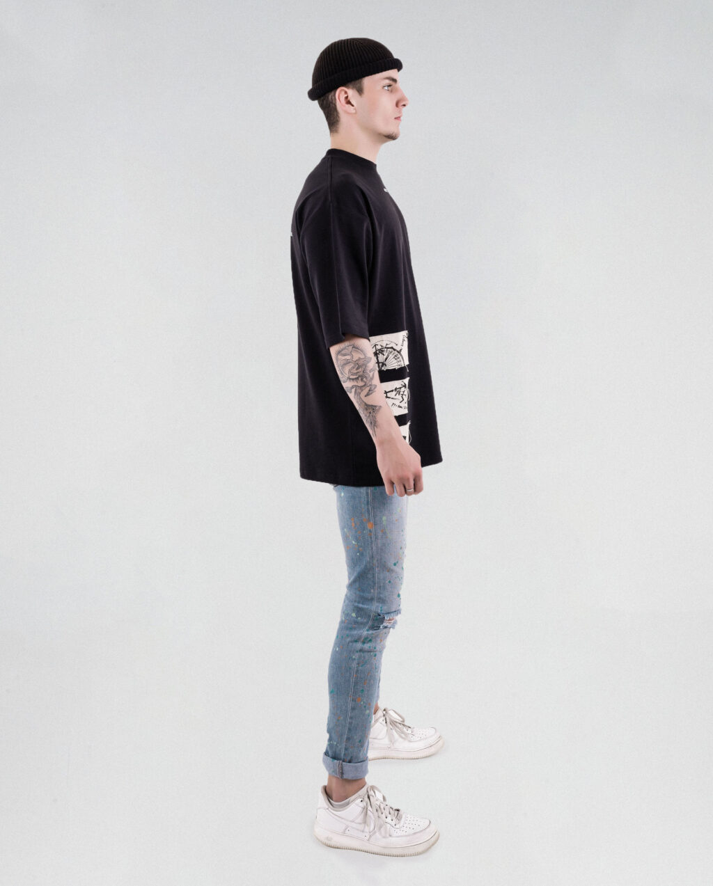 Repose Japan Angle Patchwork T Shirt Style