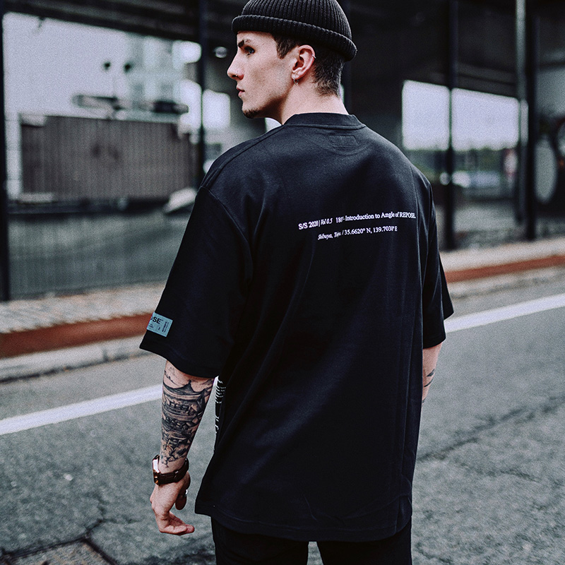 Angle Patchwork T Shirt from REPOSE JAPAN - SS 2020