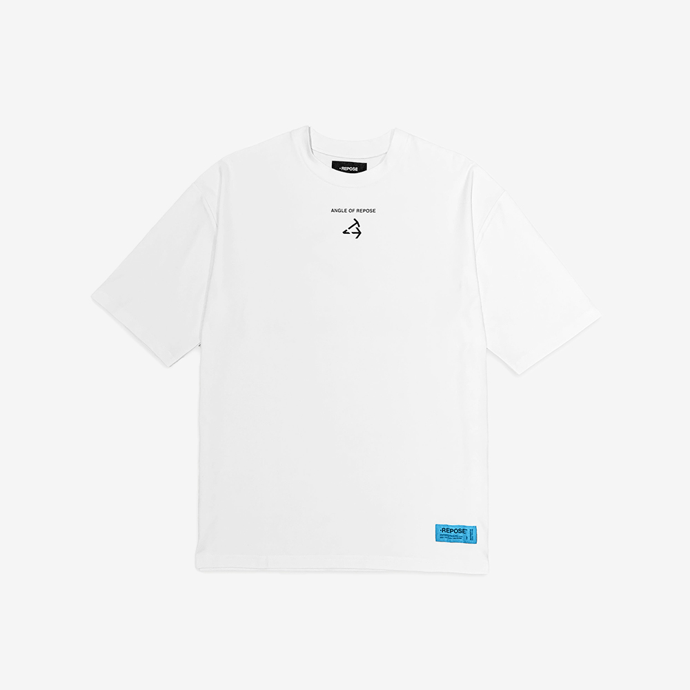 REPOSE Japan Rainbow Angle Reflective Tee. Minimalism meets contemporary fashion design.
