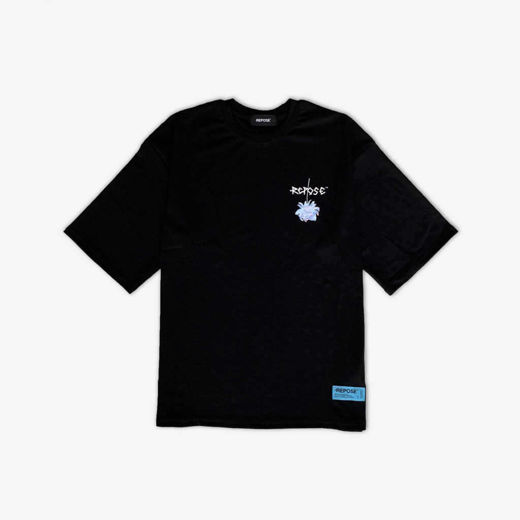 FW2020 REPOSE Floral Tee Gradient Multicolor
