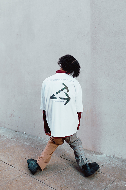 Rainbow REPOSE Angle T Shirt White
