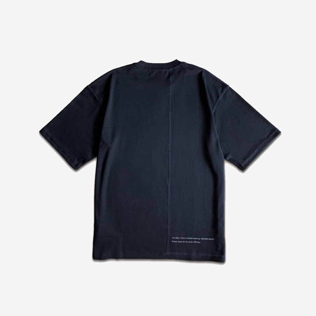 REPOSE Japan Double Stitching Tee Back A:S 2022 Vol 03