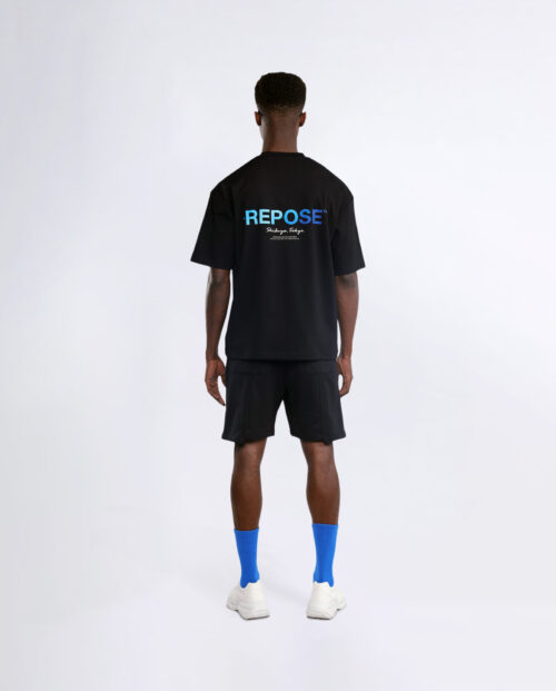REPOSE Gradient Blue Logo Tee