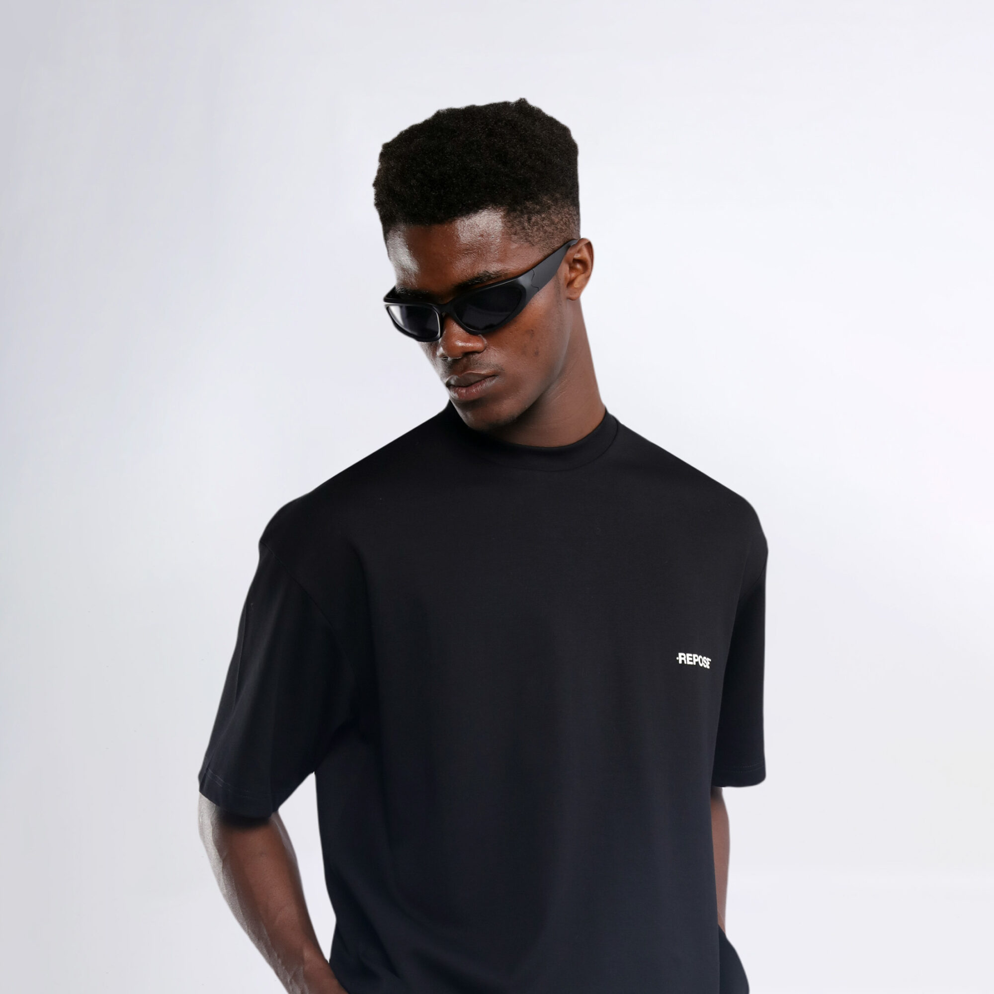 REPOSE Gradient Blue Logo Tee
