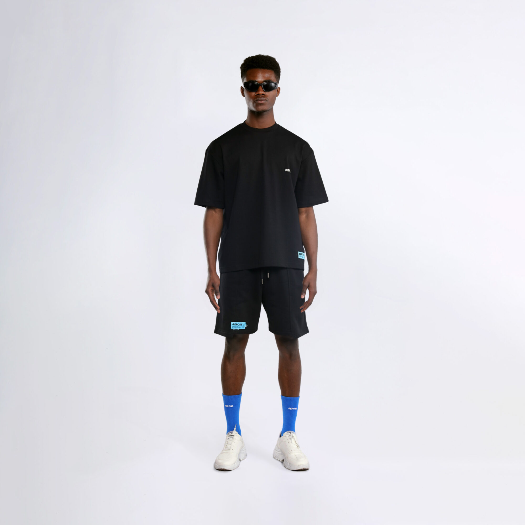 REPOSE Gradient Blue Logo Tee