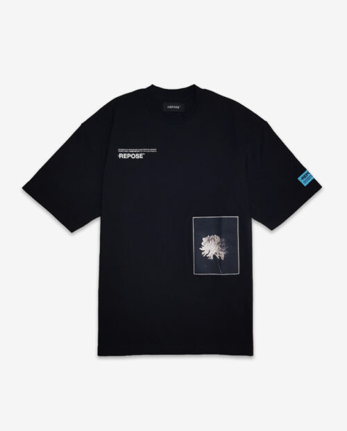 REPOSE Time Leap Flower Tee - Color Patch Shirt