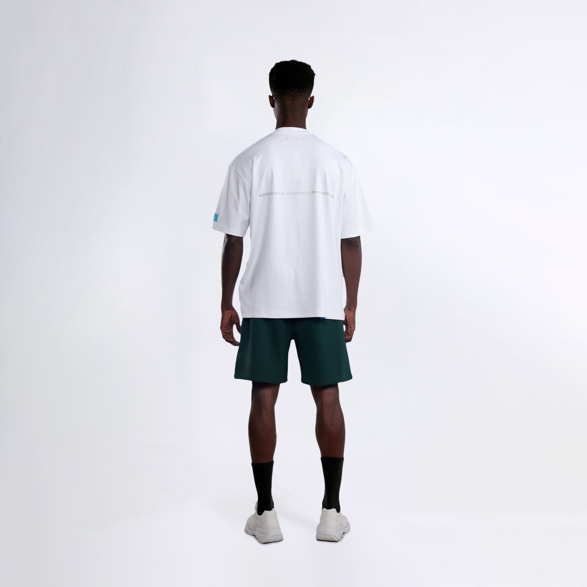 REPOSE Front Reflective Logo Tee