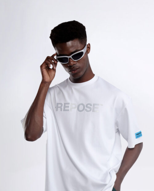 REPOSE Front Reflective Logo Tee