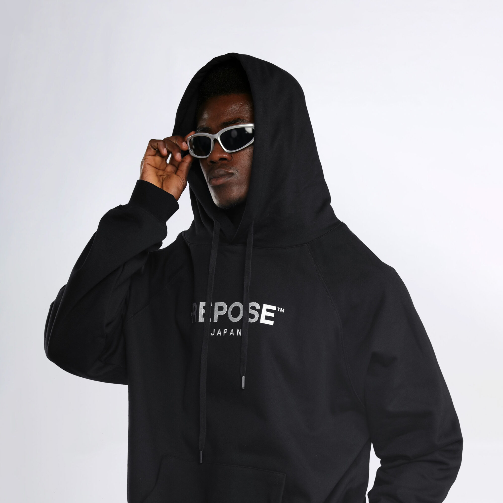 REPOSE JAPAN Logo Emb Hoodie