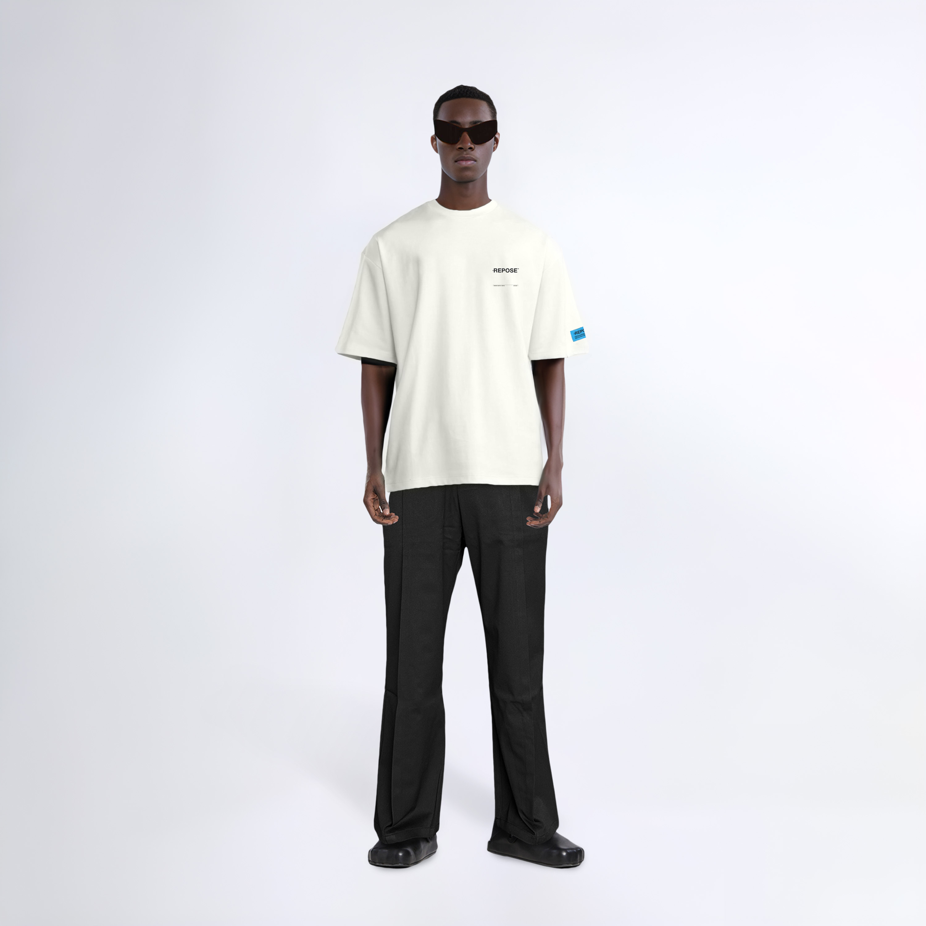 REPOSE Basic Natural White Tee