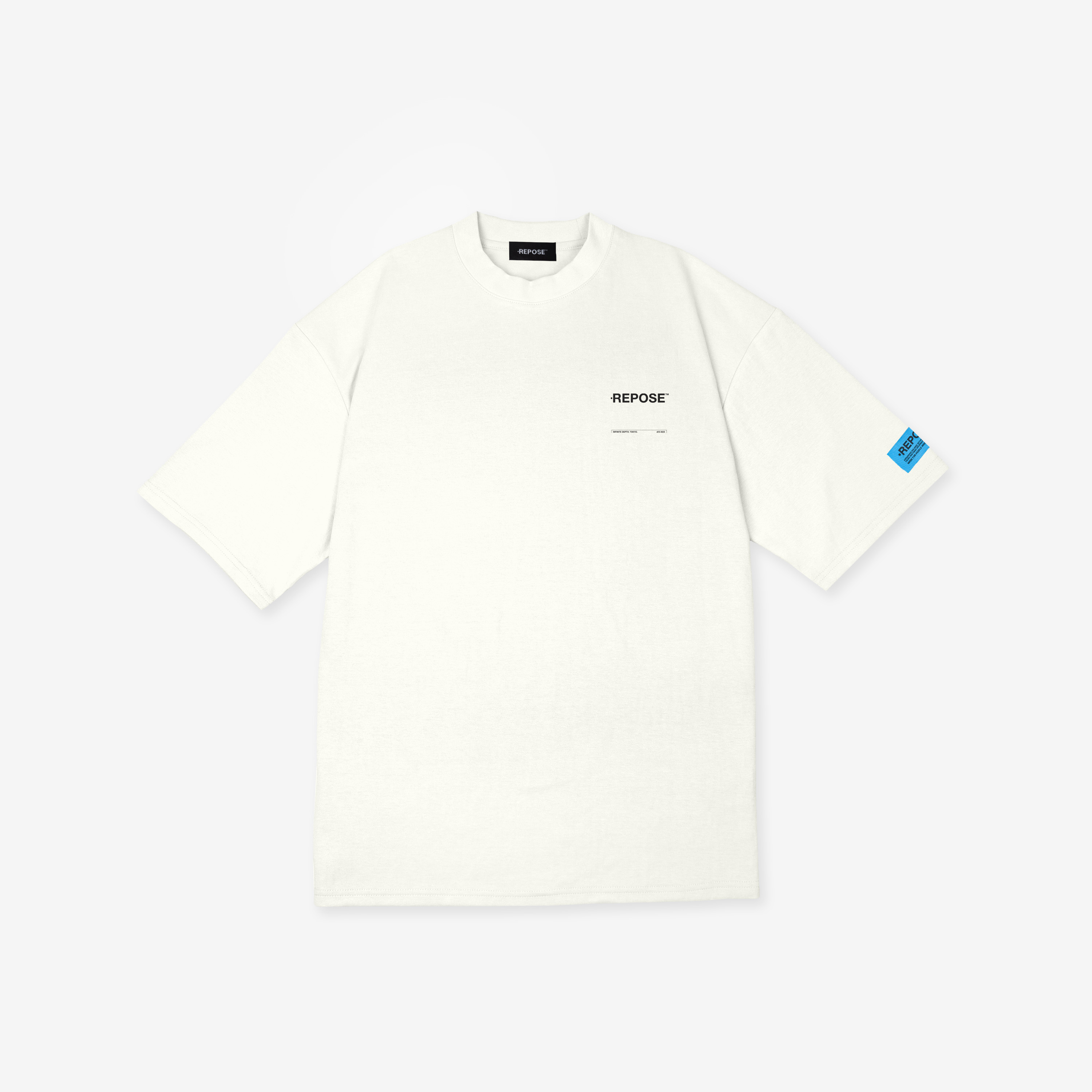 REPOSE Basic Natural White Tee