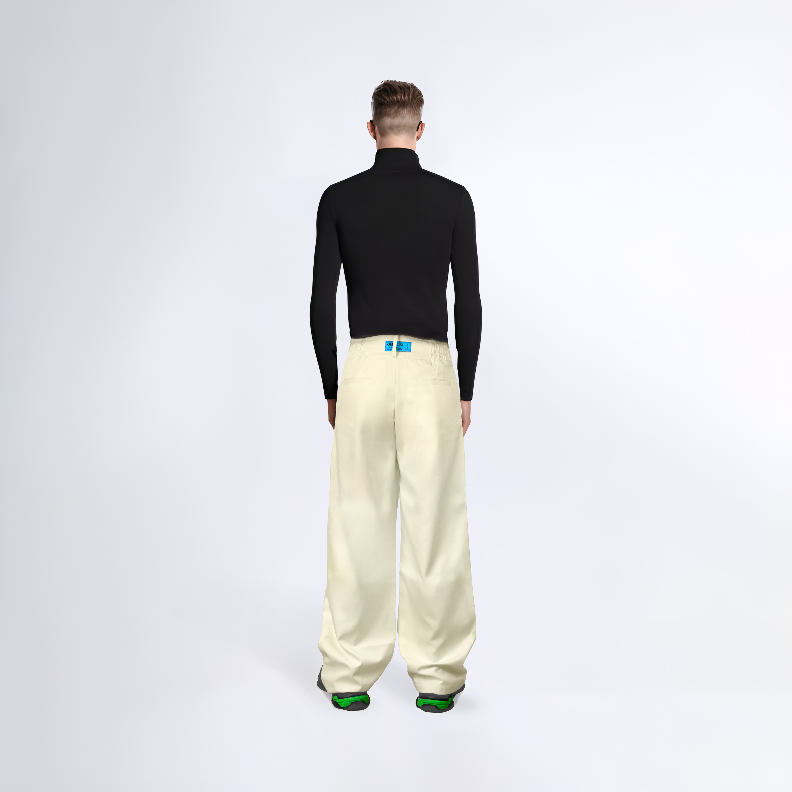 REPOSE Infinite Layer Tailored Pants Cream