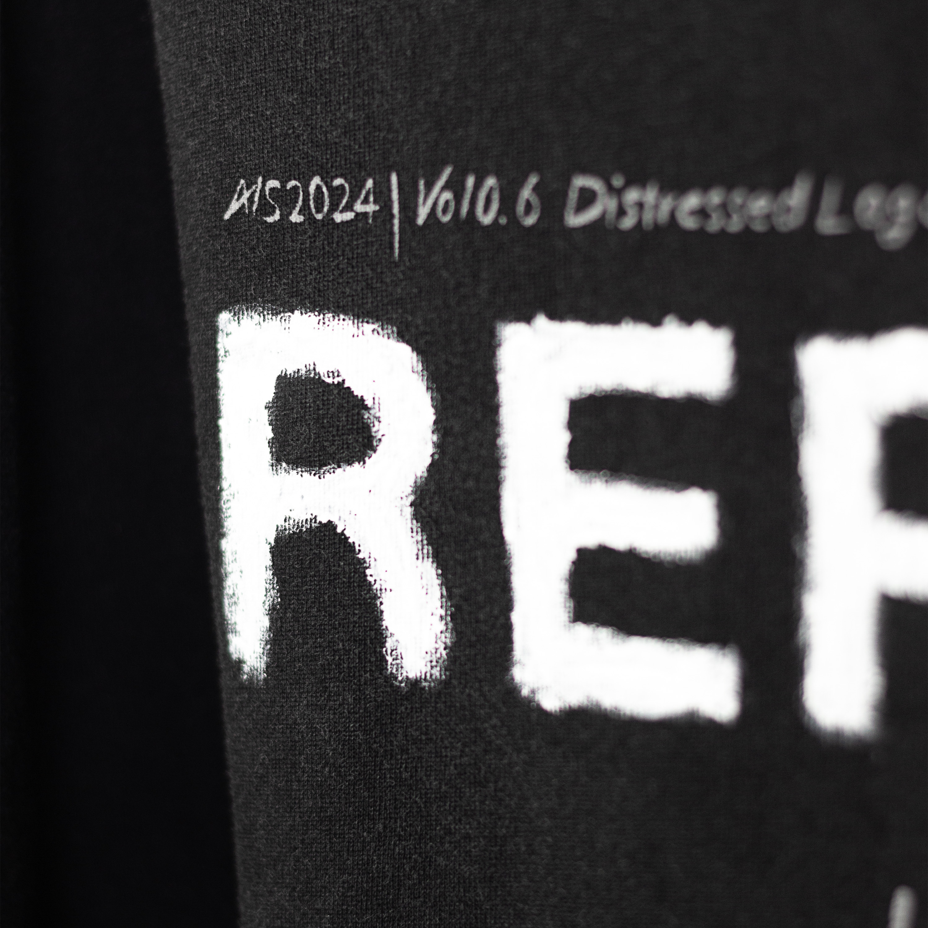 REPOSE Distressed Logo Tee