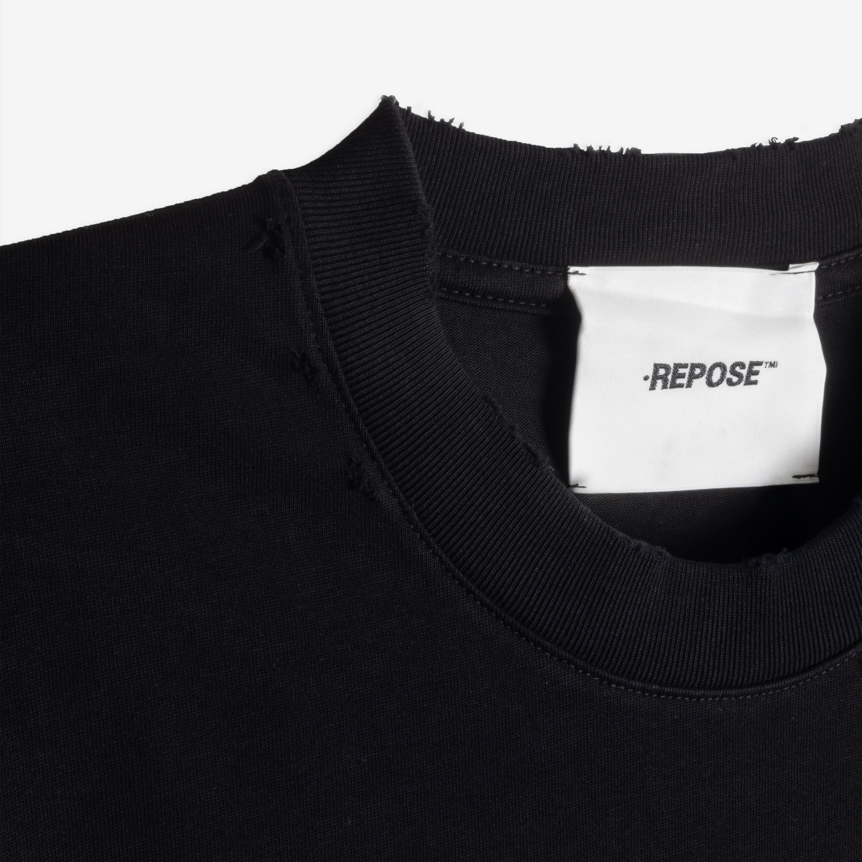 REPOSE Brushed R Distressed Tee