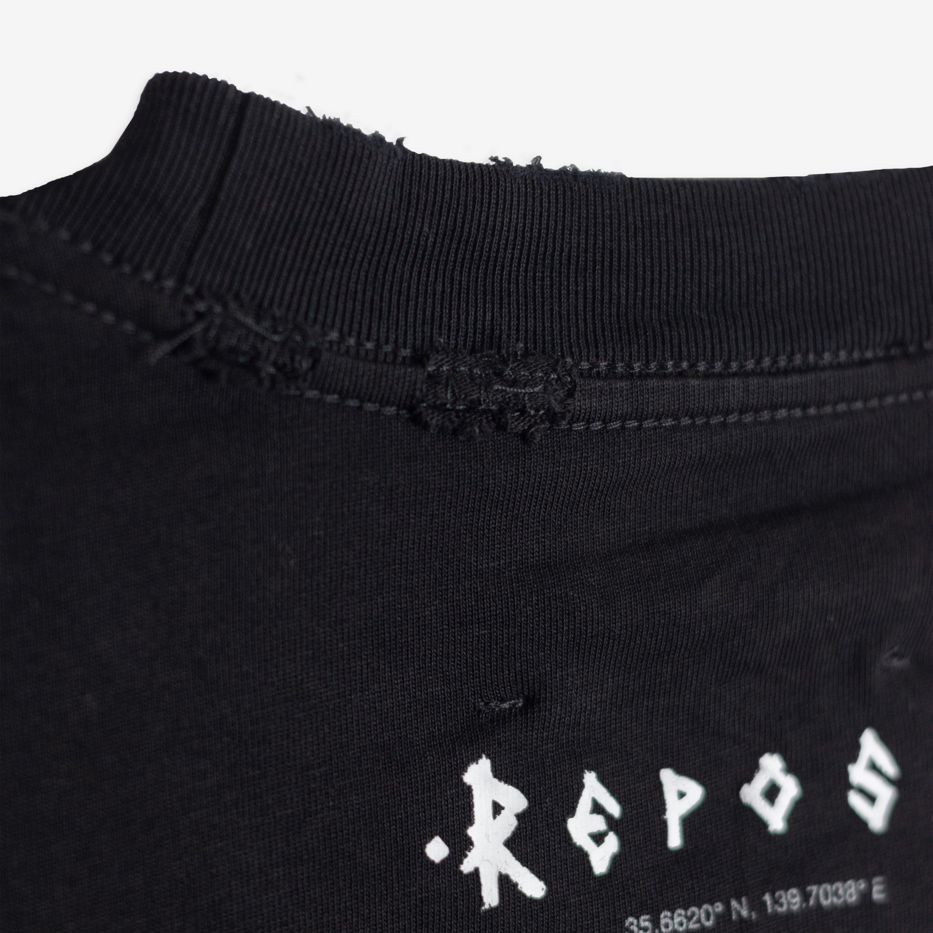 REPOSE Brushed R Distressed Tee