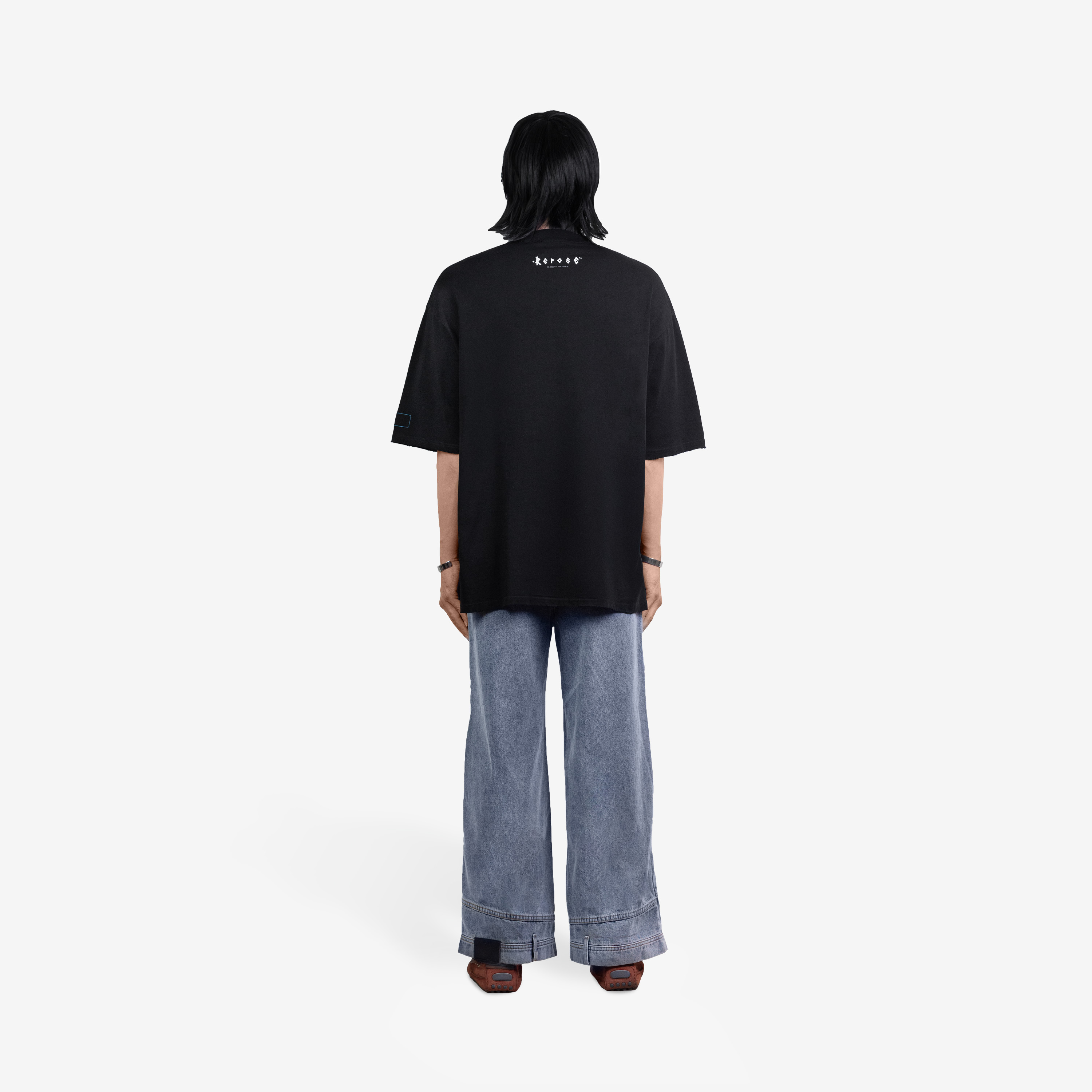 REPOSE Brushed R Distressed Tee