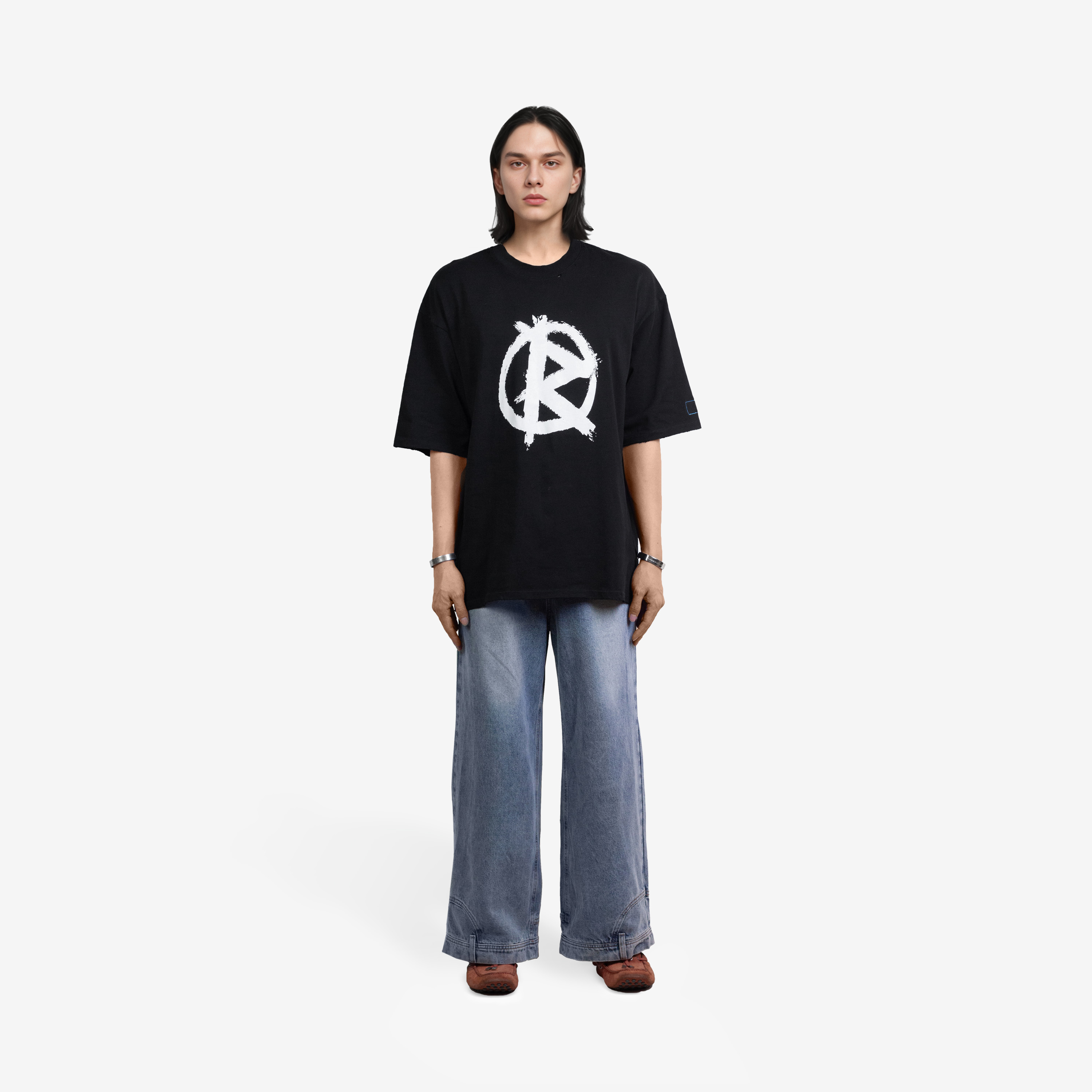REPOSE Brushed R Distressed Tee