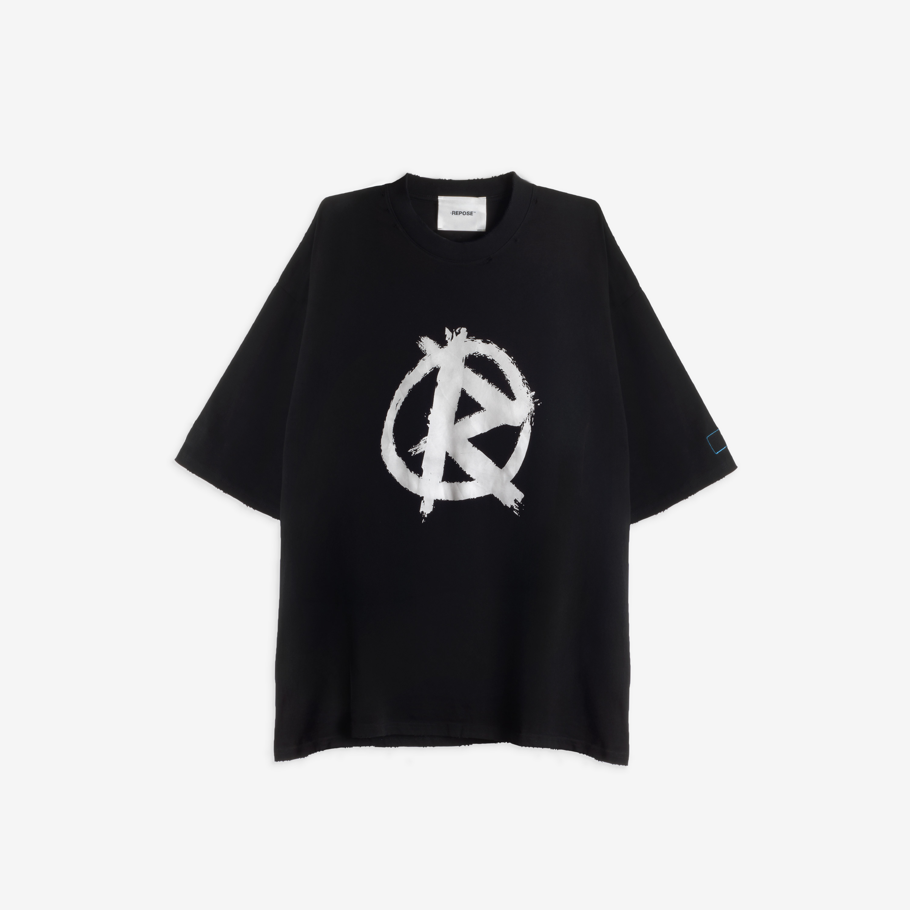 REPOSE Brushed R Distressed Tee
