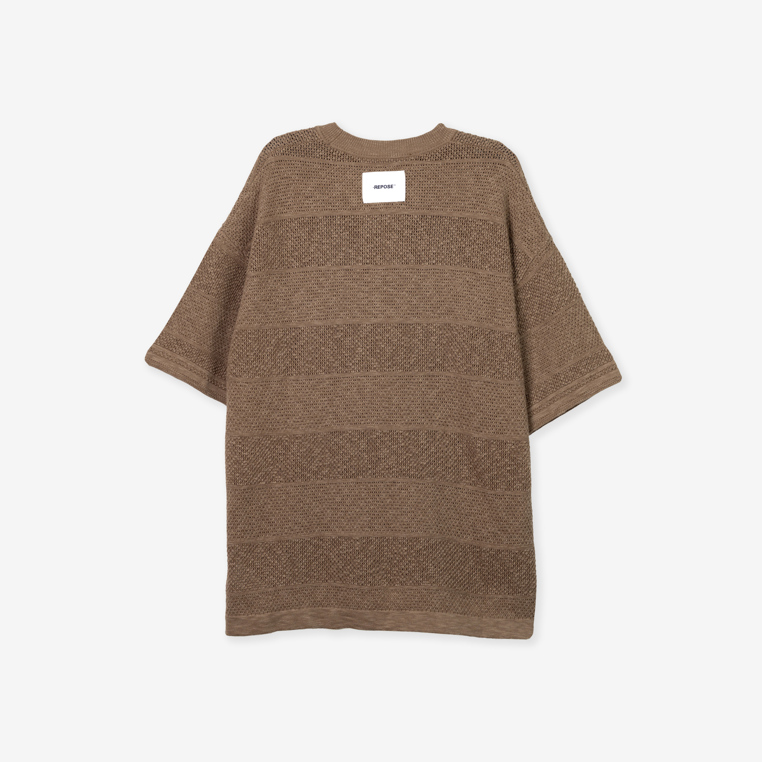 REPOSE Knitted Brown Tee
