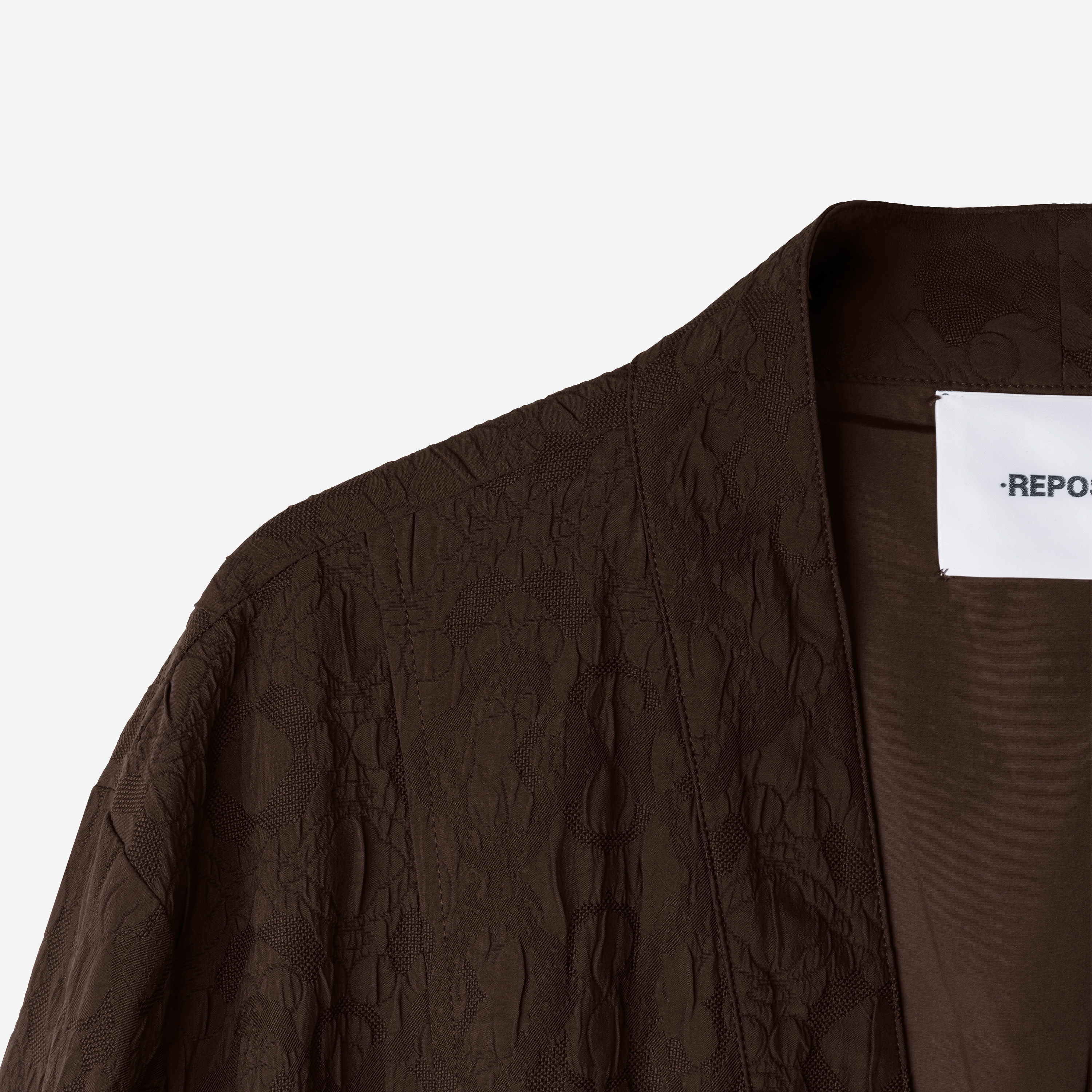 REPOSE Kimono Patterned Blazer